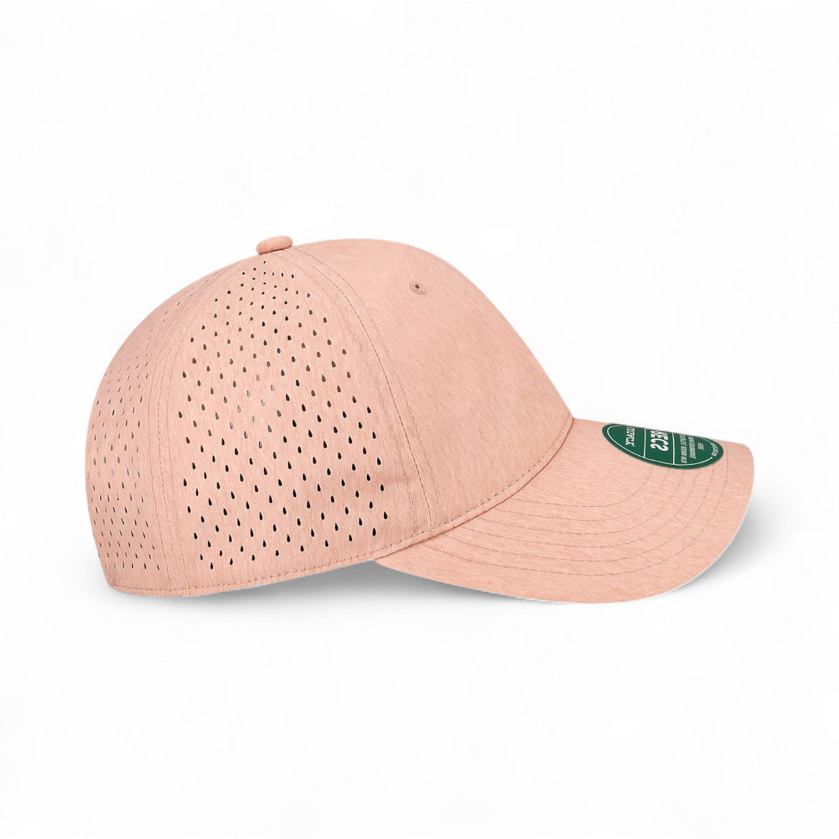 Right side view of Legacy RECS custom hat in eco dusty rose