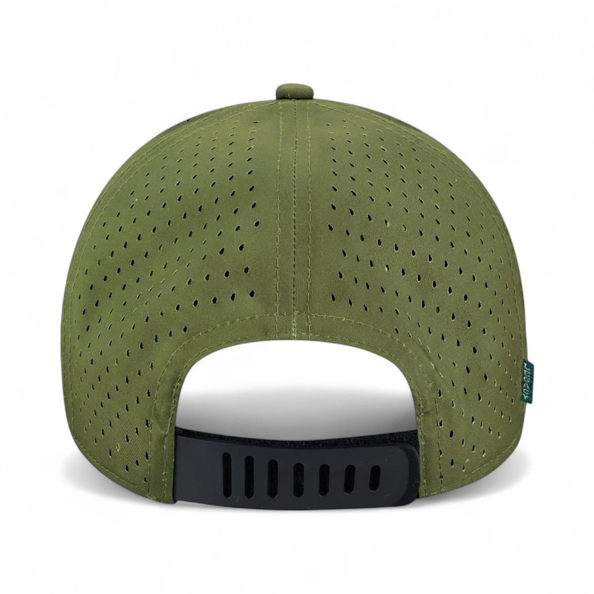 Back view of Legacy REMPA custom hat in army camo dots