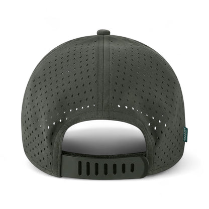 Back view of LEGACY REMPA custom hat in black