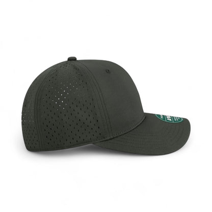 Right side view of Legacy REMPA custom hat in black