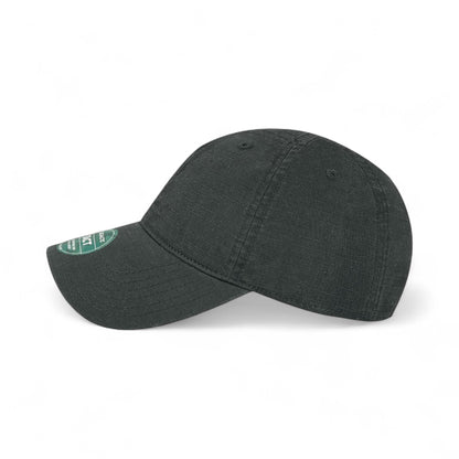 Left side view of Legacy TACT custom hat in black