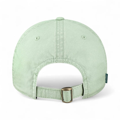 Back view of Legacy TTA custom hat in aloe