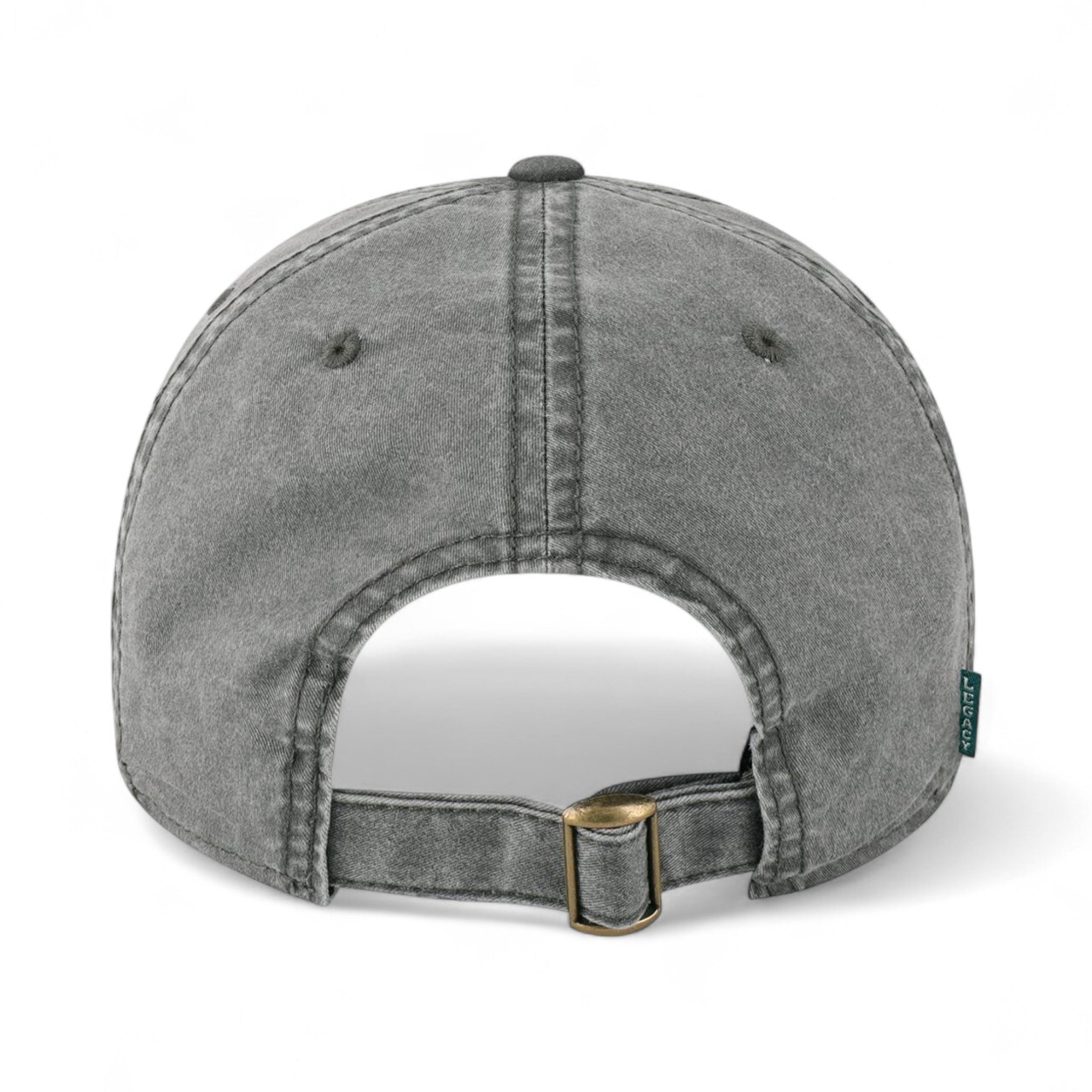 Back view of Legacy TTA custom hat in cinder