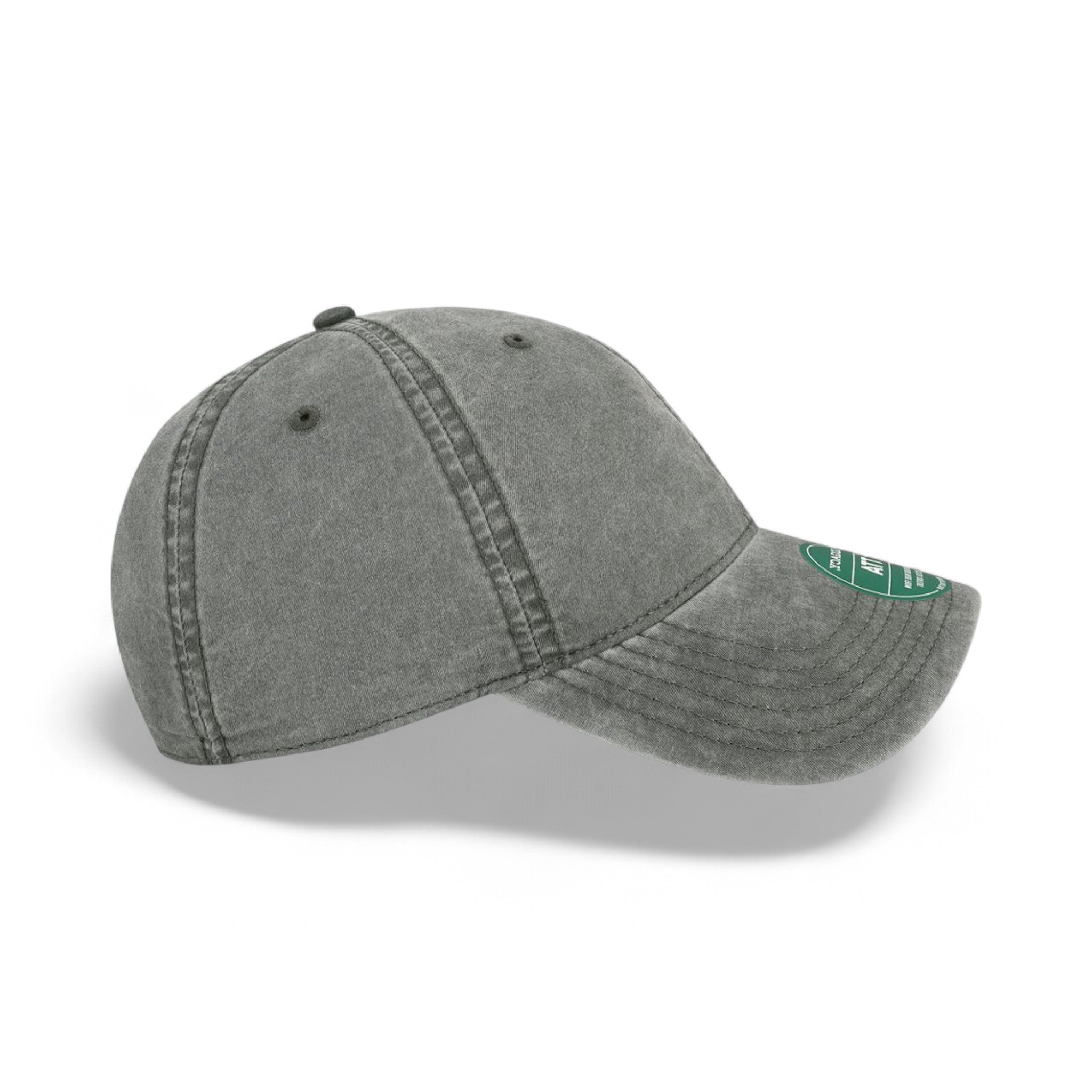 Right side view of Legacy TTA custom hat in cinder