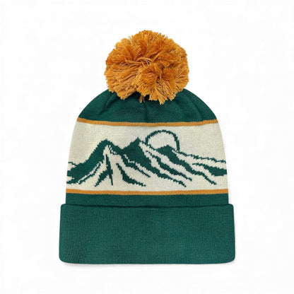Right side view of Locale GRNDSR custom hat in flatirons and teal