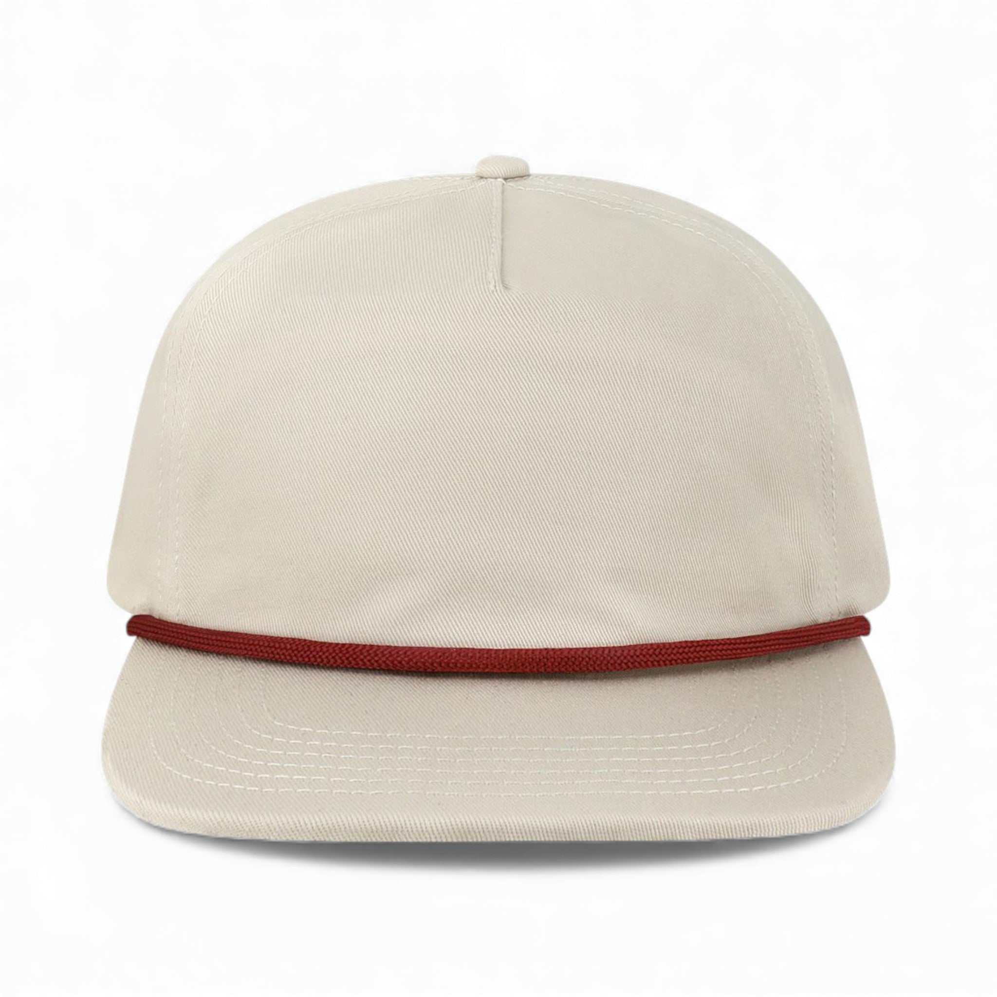 Front view of Locale WILSON custom hat in cream