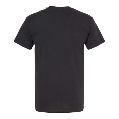 M&O 4800 custom short sleeve t-shirt in black, back view