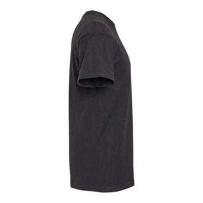 M&O 4800 custom short sleeve t-shirt in black, right side view