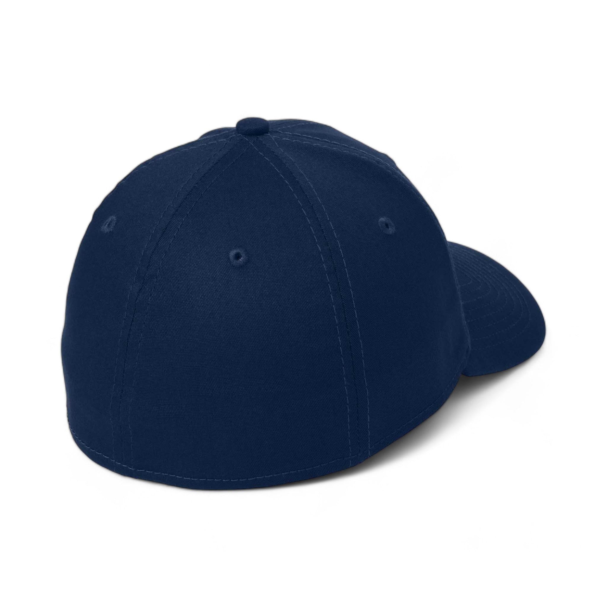 Back view of New Era NE1000 custom hat in deep navy