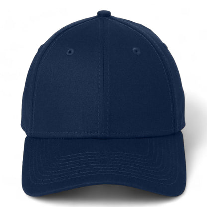 Front view of New Era NE1000 custom hat in deep navy