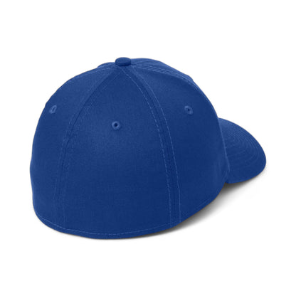 Back view of New Era NE1000 custom hat in royal