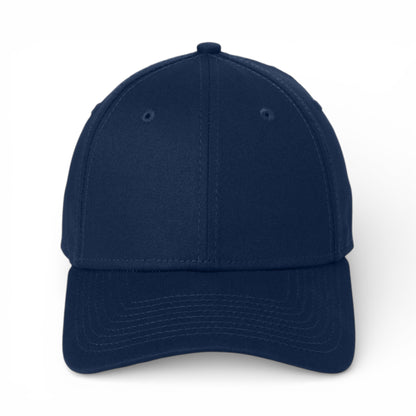 Front view of New Era NE1000 custom hat in deep navy