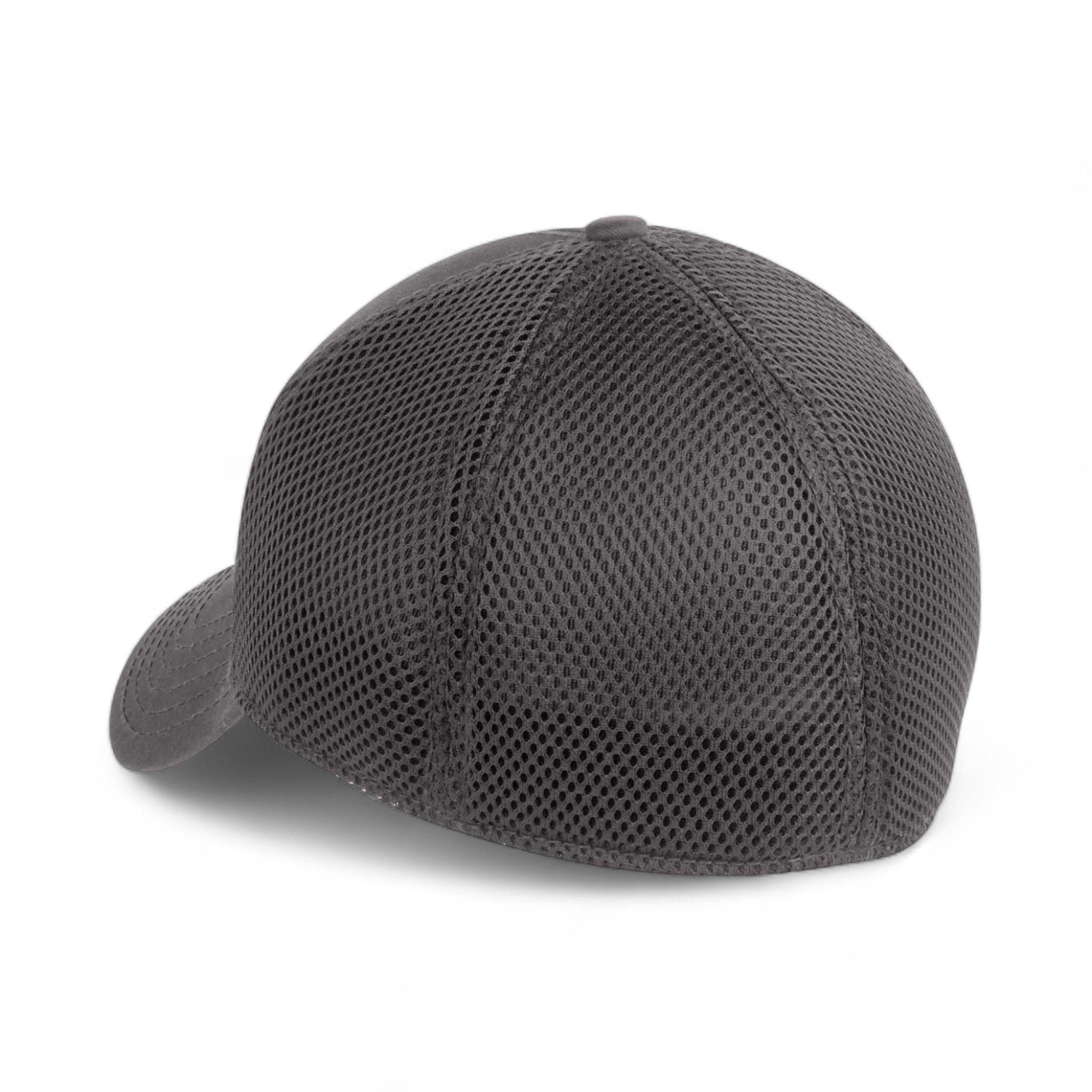 Back view of New Era NE1020 custom hat in charcoal and charcoal