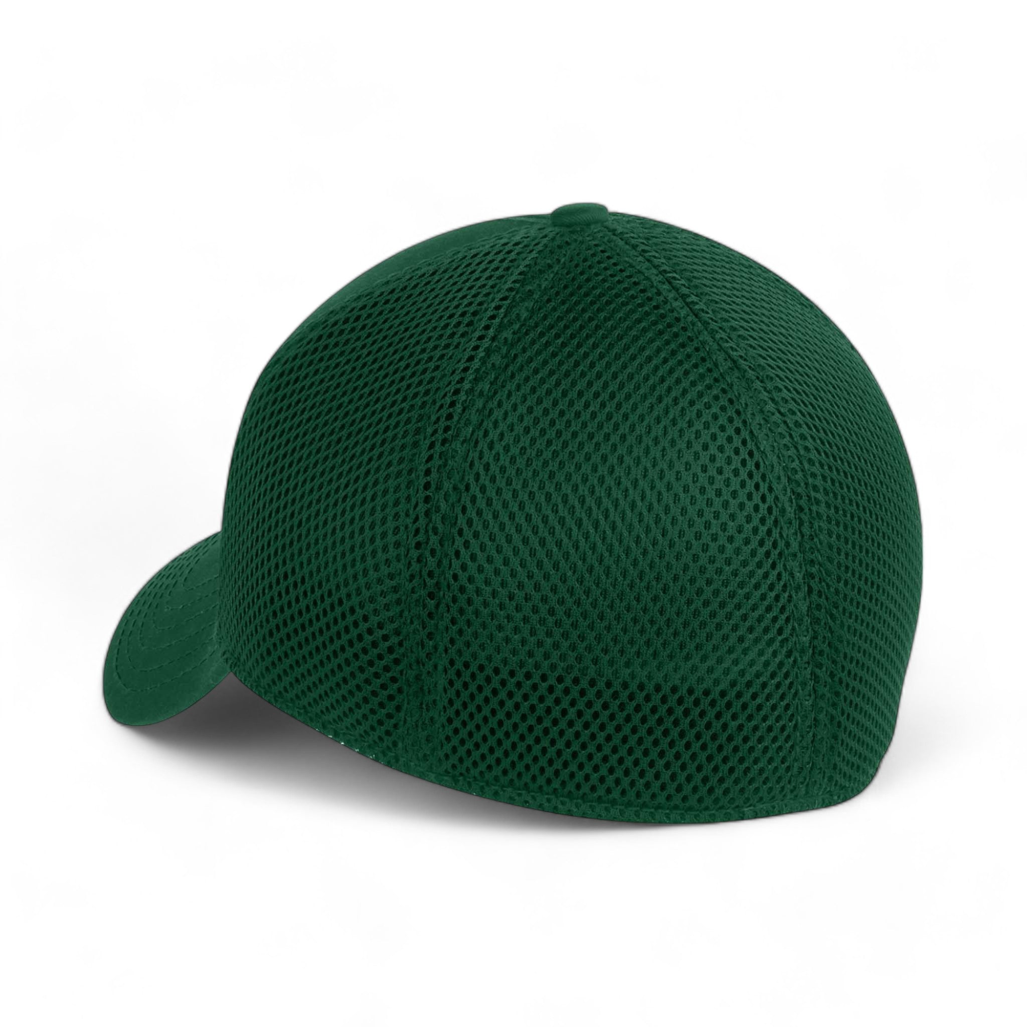 Back view of New Era NE1020 custom hat in dark green