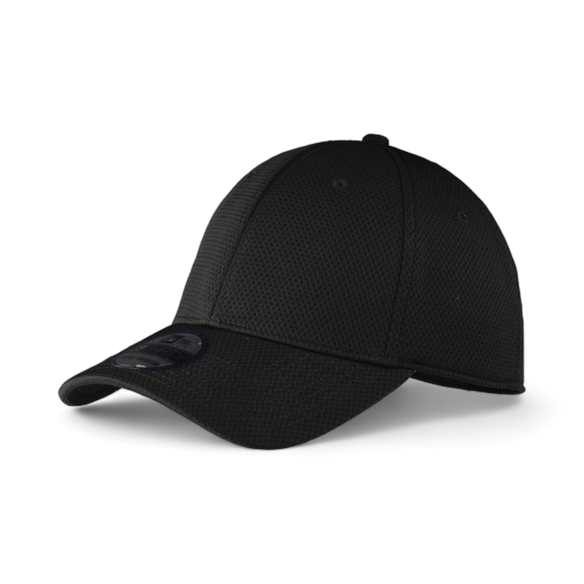 Side view of New Era NE1090 custom hat in black
