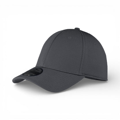 Left side view of New Era NE1090 custom hat in charcoal