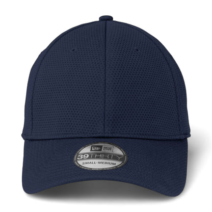 Front view of New Era NE1090 custom hat in league navy
