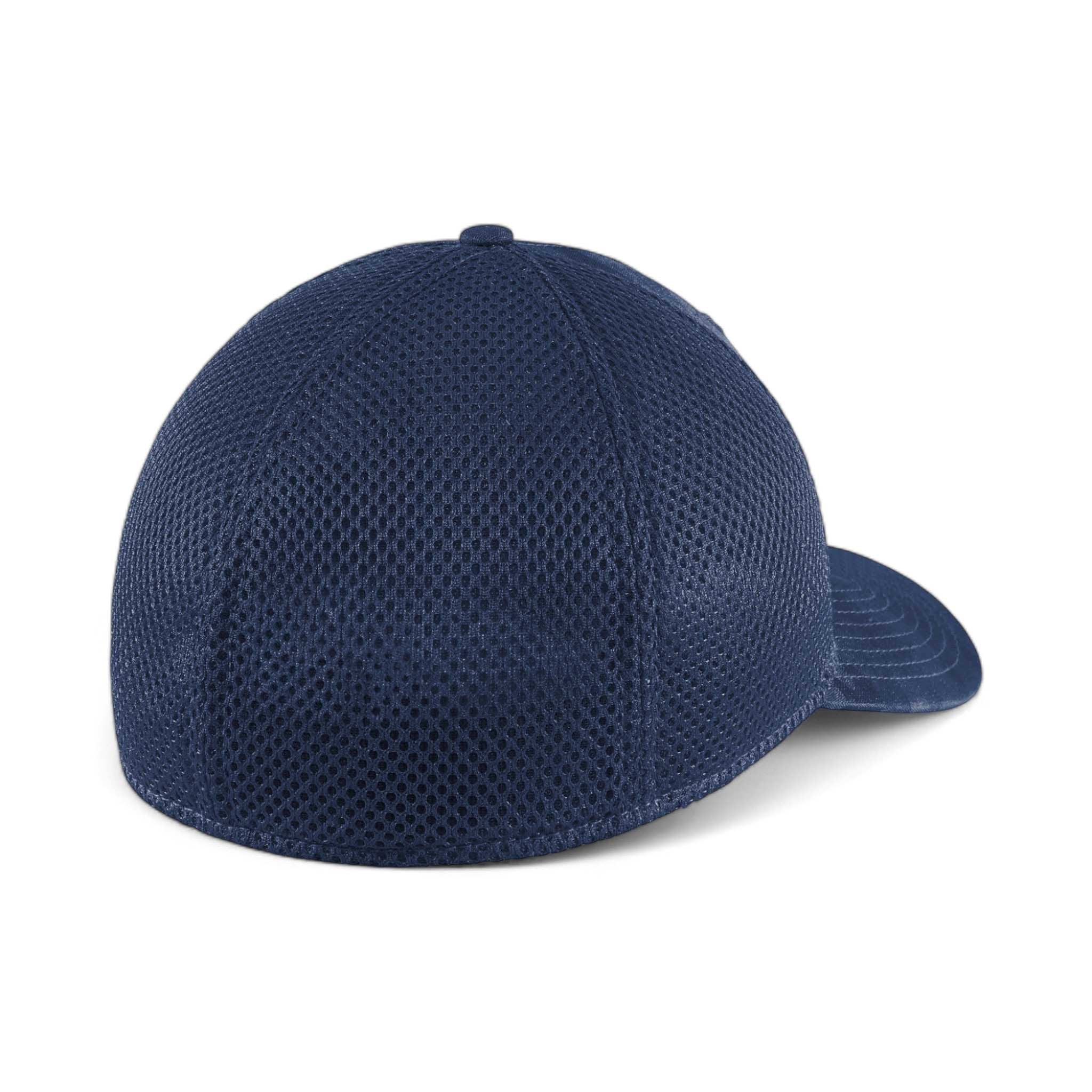 Back view of New Era NE1091 custom hat in navy camo