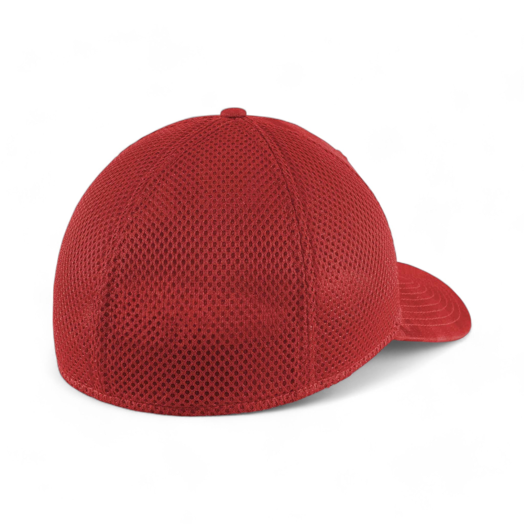 Back view of New Era NE1091 custom hat in red camo