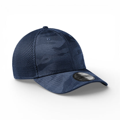 Right side view of New Era NE1091 custom hat in navy camo