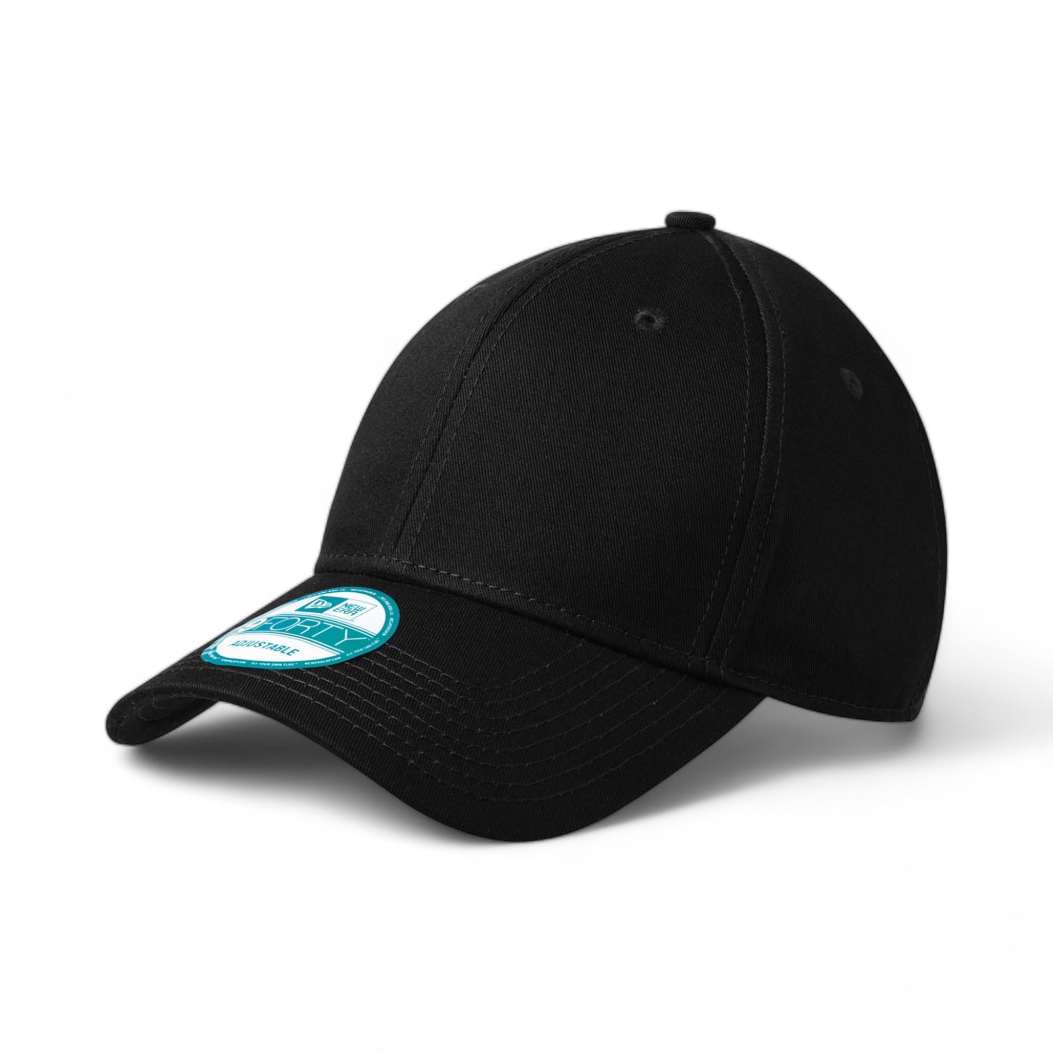 Side view of New Era NE200 custom hat in black