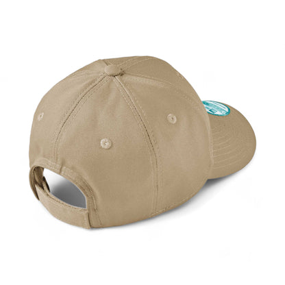 Back view of New Era NE200 custom hat in khaki