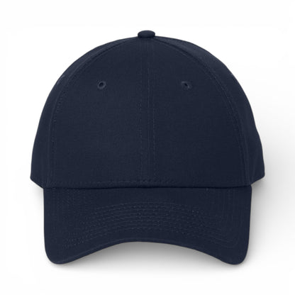 Front view of New Era NE200 custom hat in deep navy