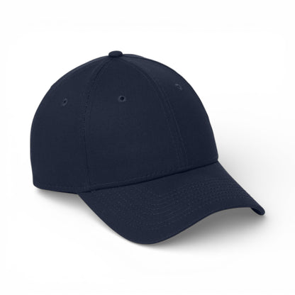 Right side view of New Era NE200 custom hat in deep navy