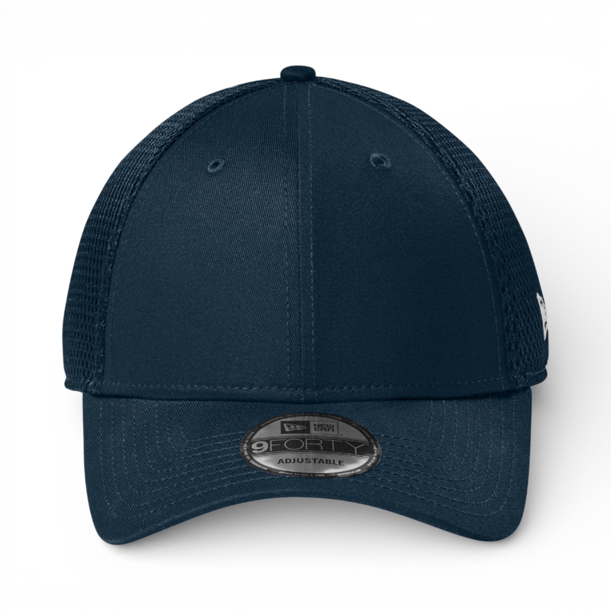 Front view of New Era NE204 custom hat in flag deep navy