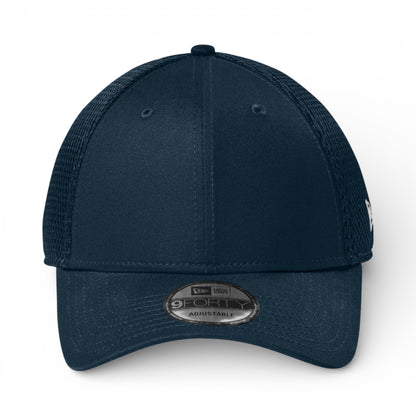 Front view of New Era NE204 custom hat in flag deep navy