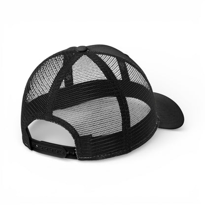 Back view of New Era NE208 custom hat in black