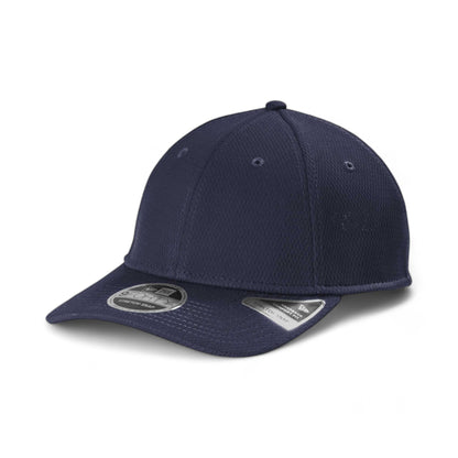 Side view of New Era NE209 custom hat in deep navy