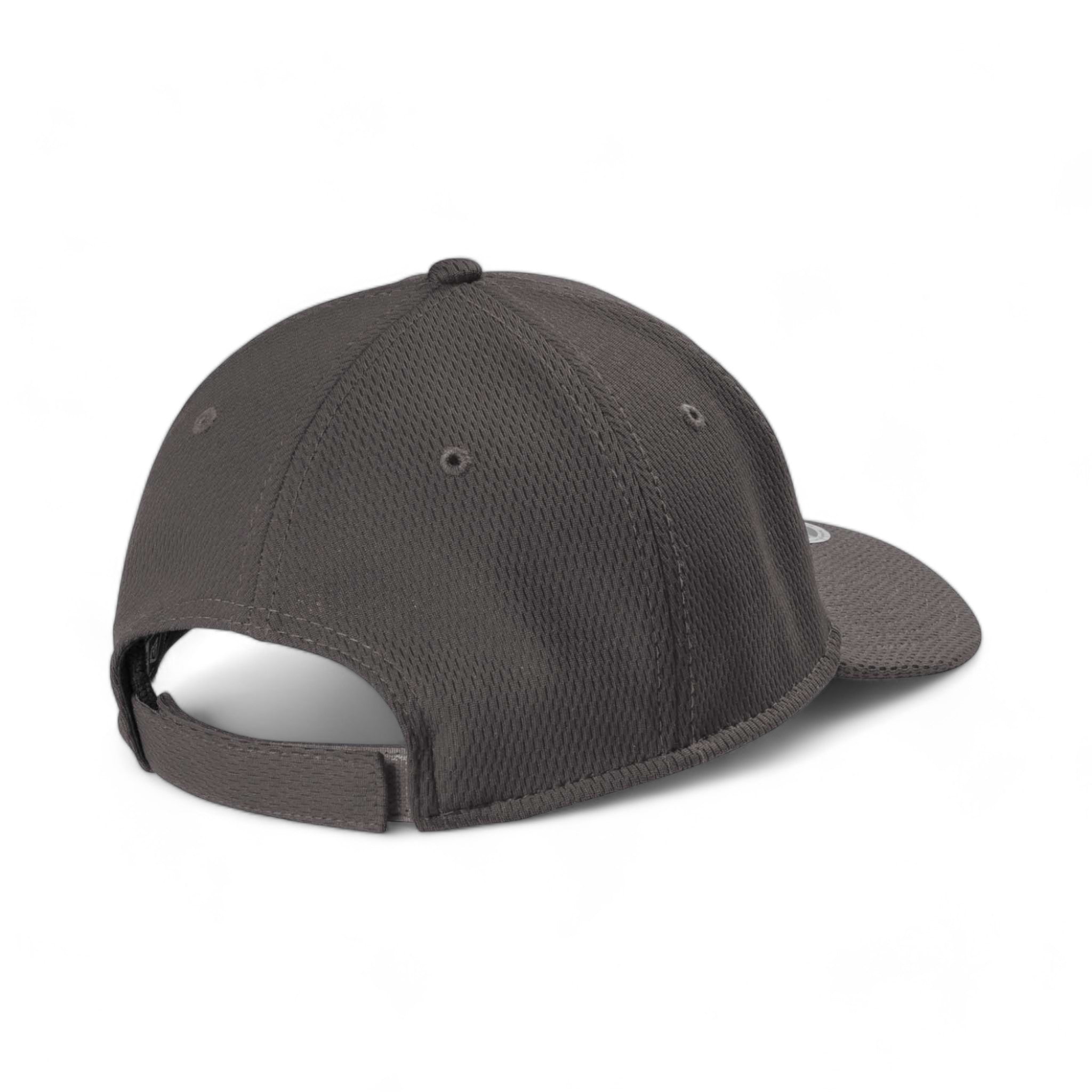 Back view of New Era NE209 custom hat in graphite