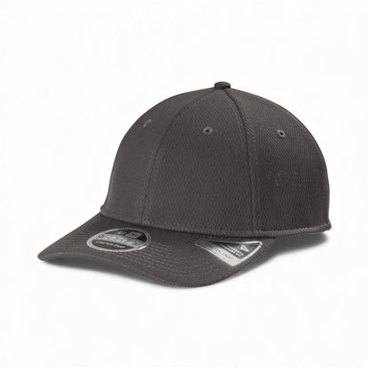 Left side view of New Era NE209 custom hat in graphite