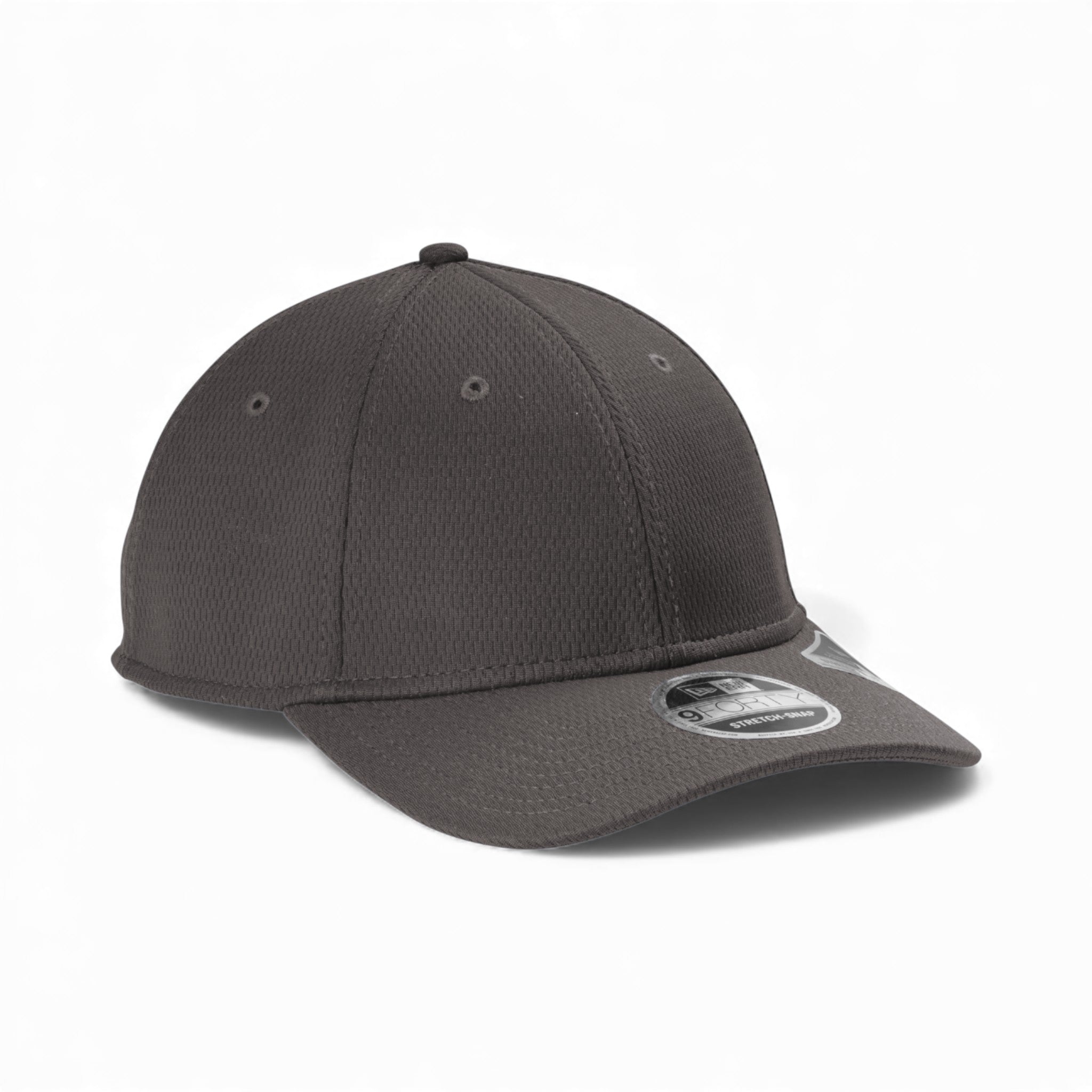 Right side view of New Era NE209 custom hat in graphite