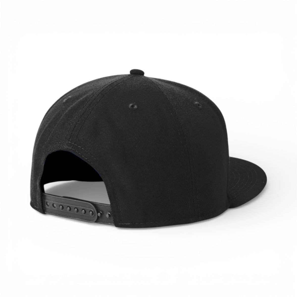Back view of New Era NE4020 custom hat in black