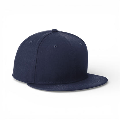 Right side view of New Era NE4020 custom hat in deep navy