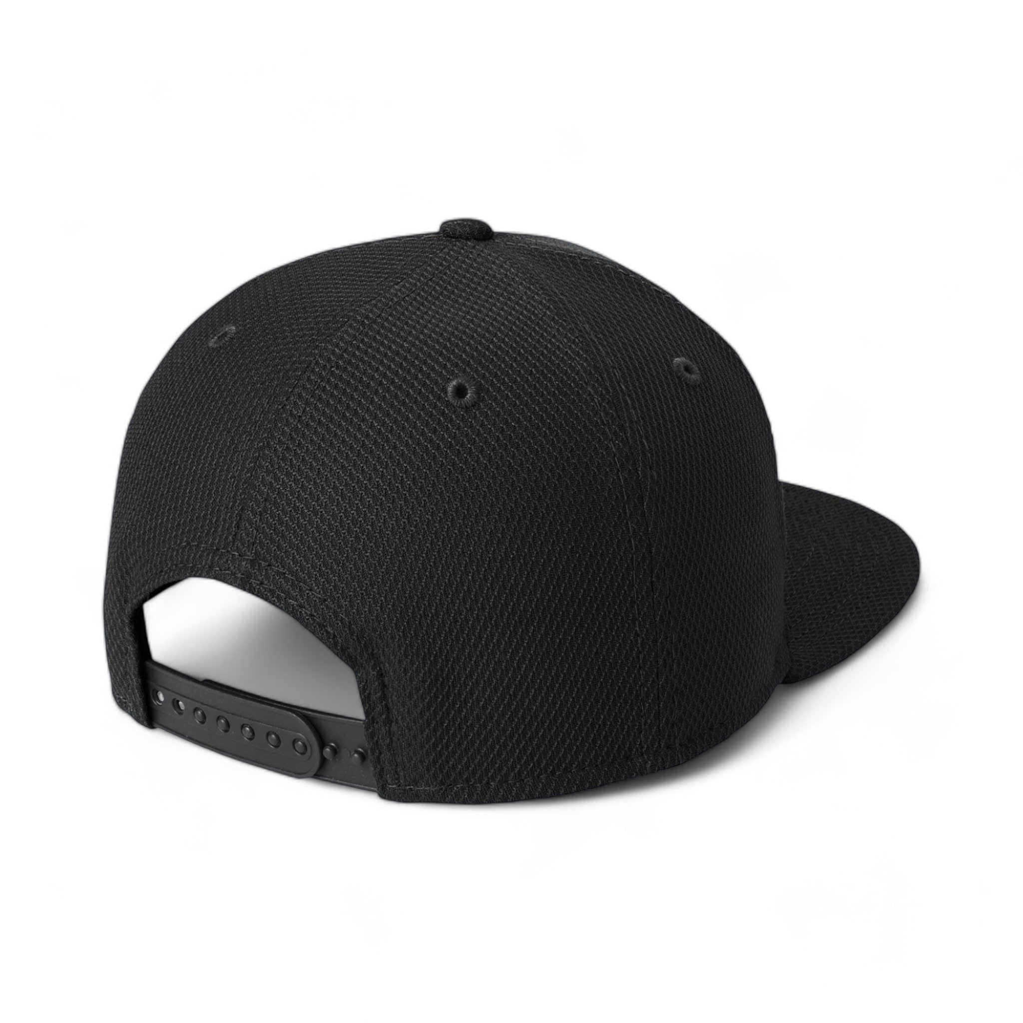 Back view of New Era NE404 custom hat in black