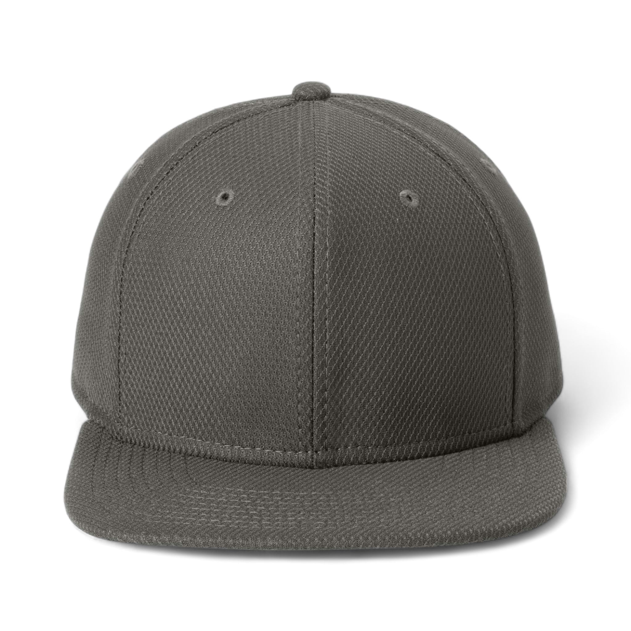 Front view of New Era NE404 custom hat in graphite