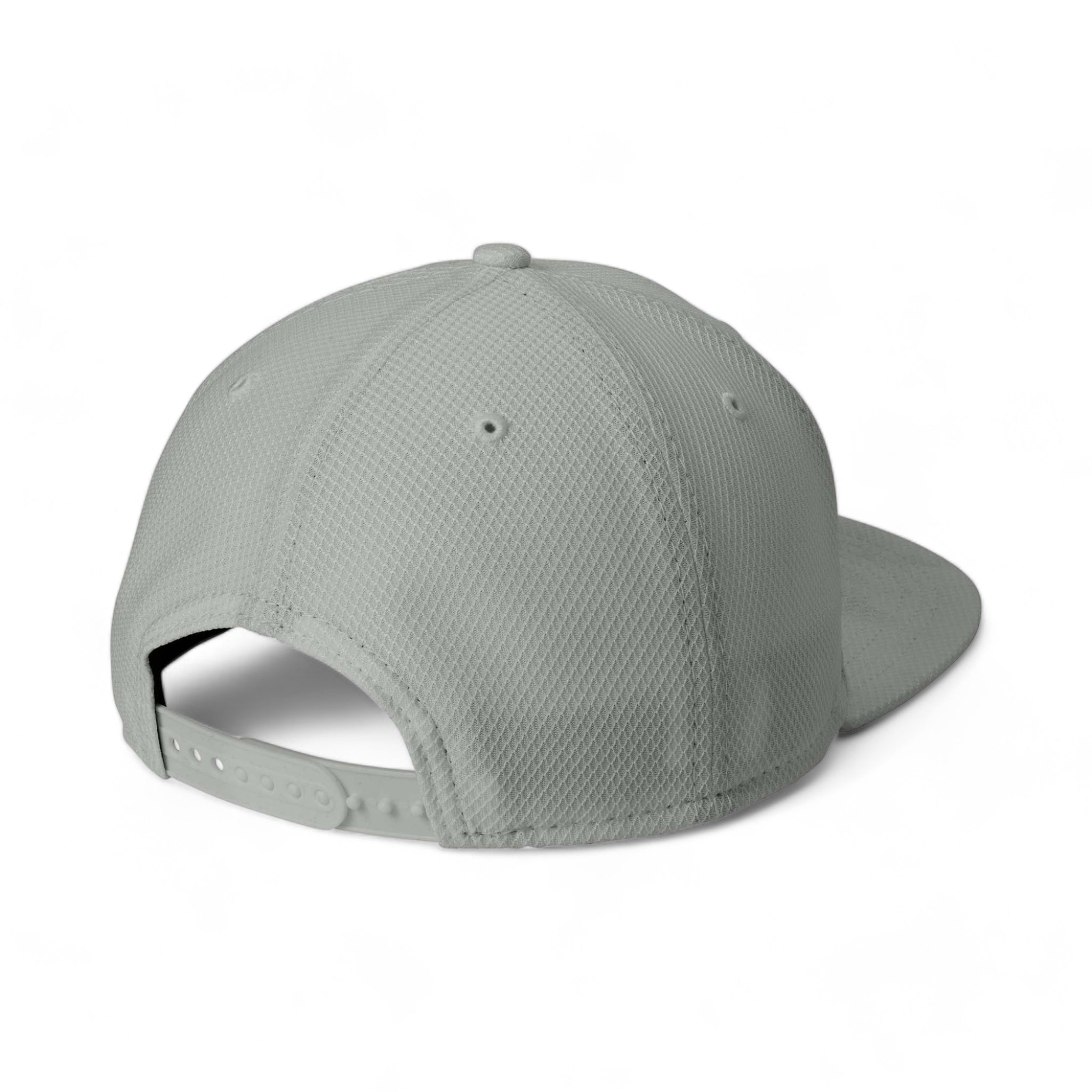 Back view of New Era NE404 custom hat in grey