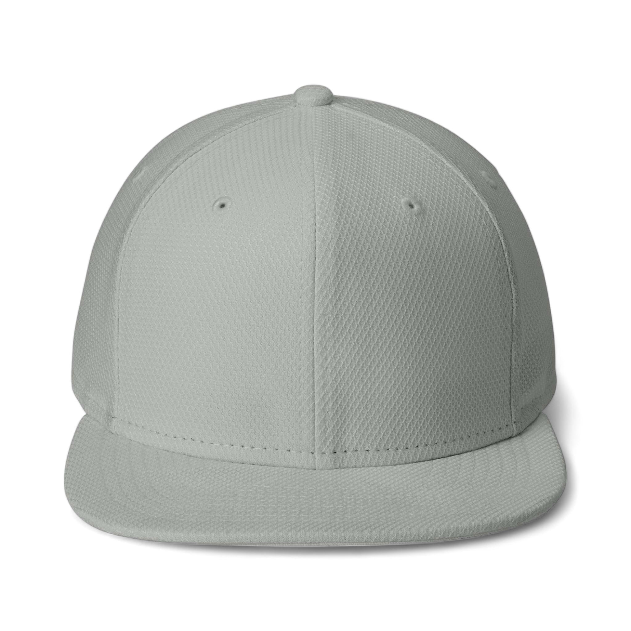 Front view of New Era NE404 custom hat in grey