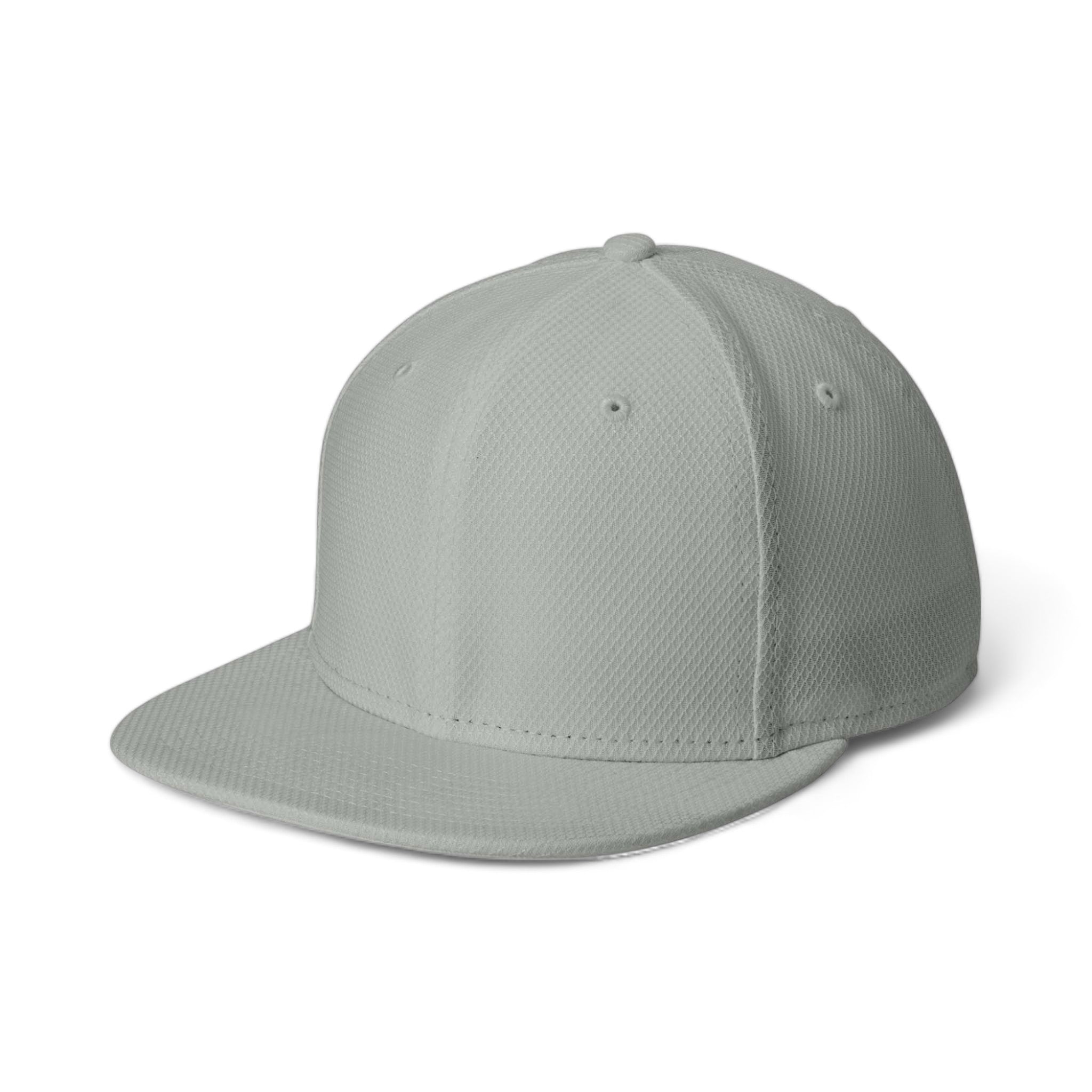 Side view of New Era NE404 custom hat in grey