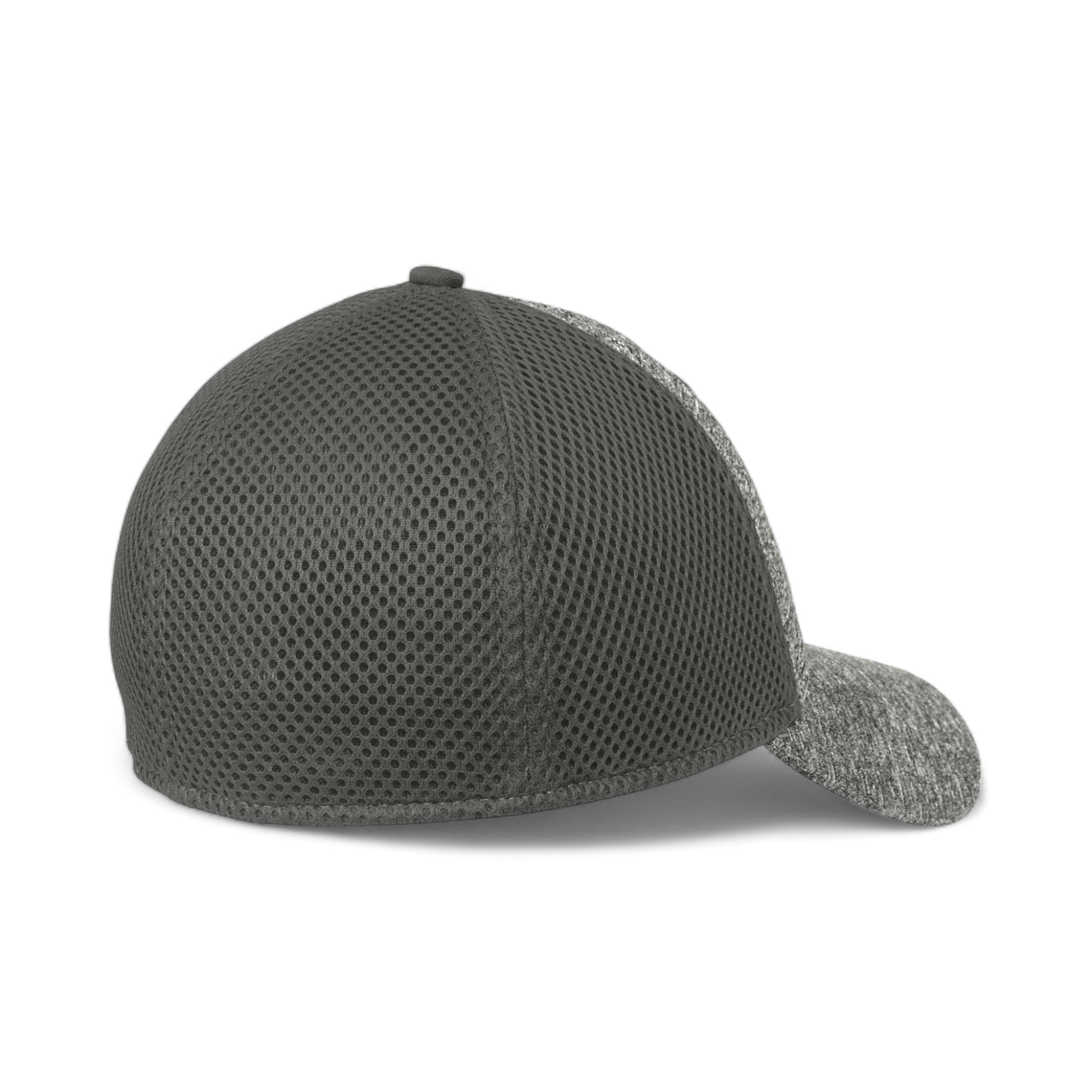 Back view of New Era NE702 custom hat in graphite and shadow heather
