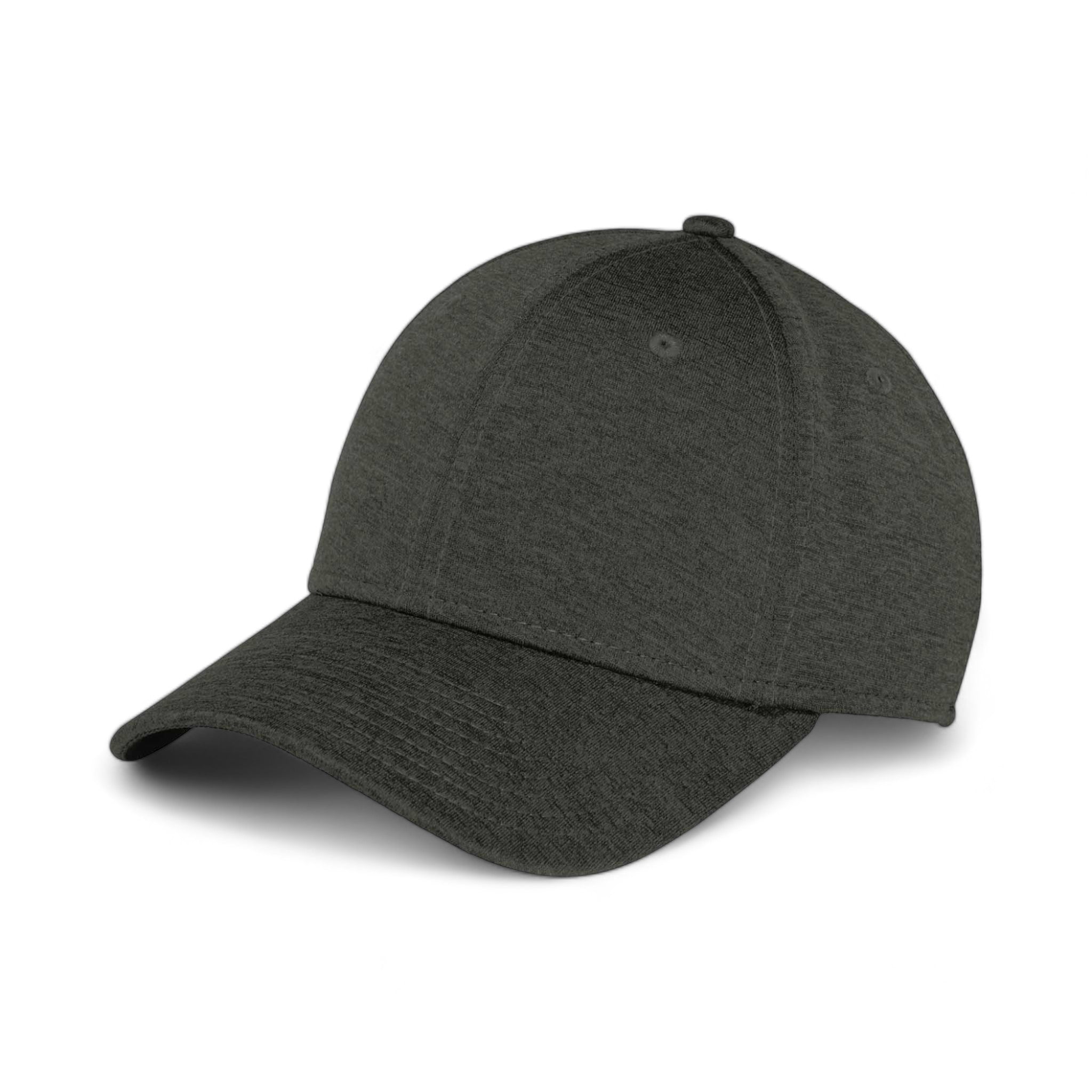 Side view of New Era NE703 custom hat in black shadow heather