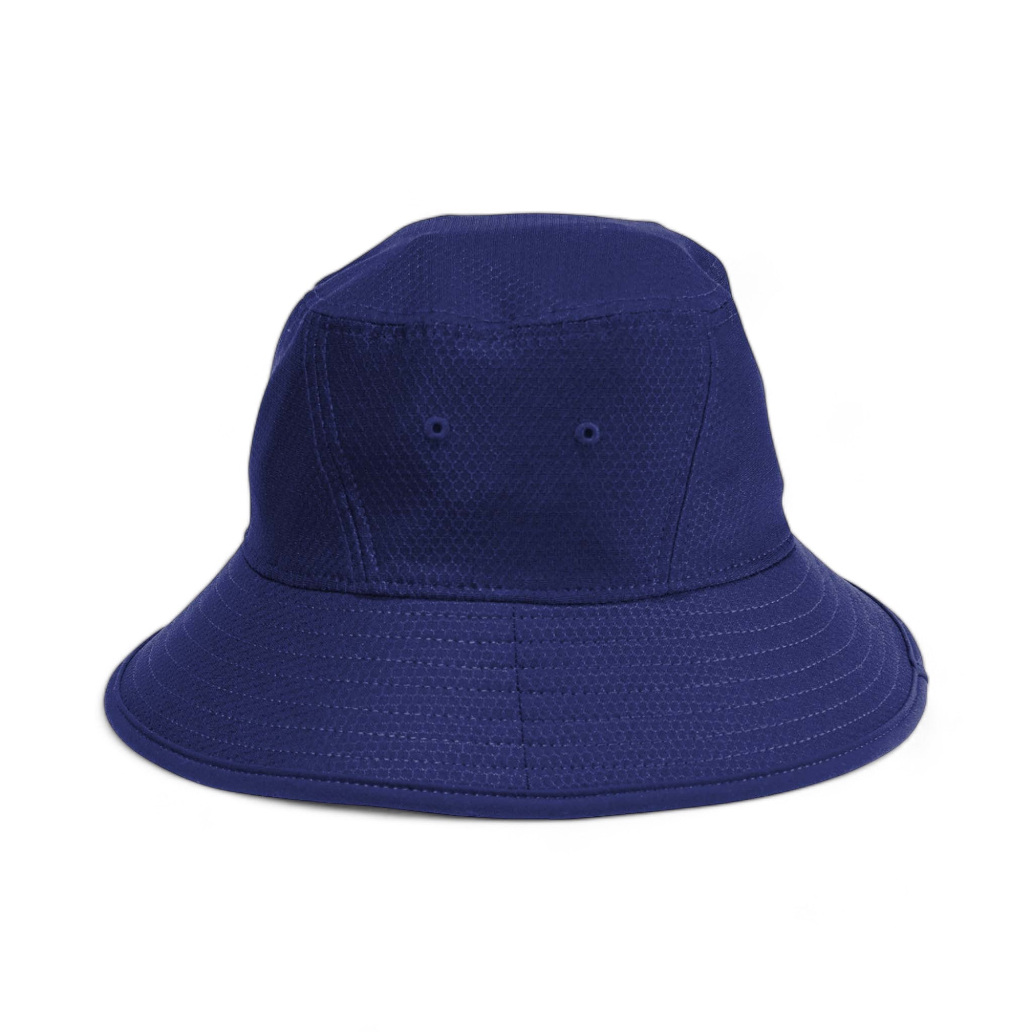 Front view of New Era NE800 custom hat in dark royal