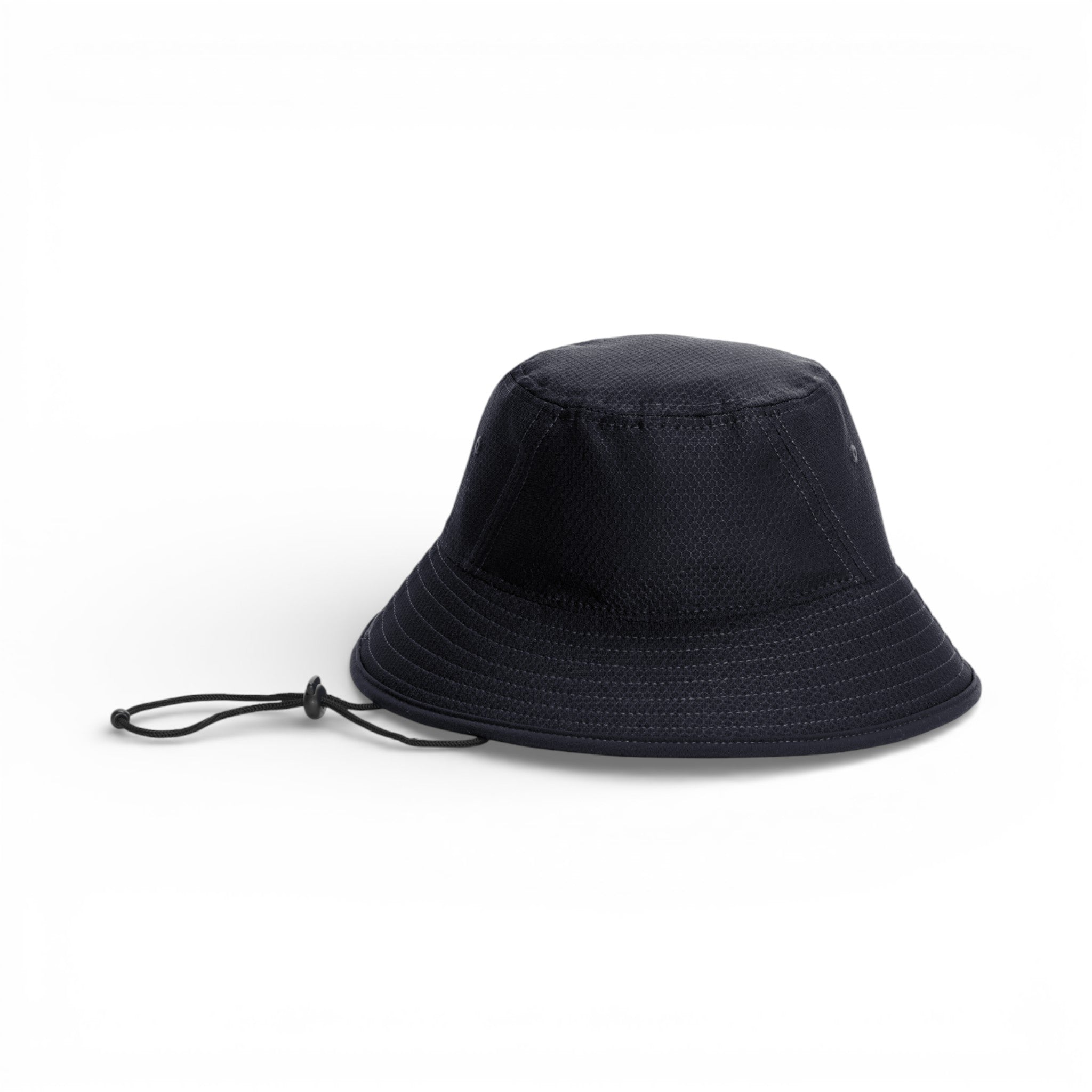 Back view of New Era NE800 custom hat in true navy