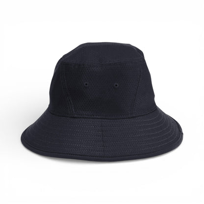 Left side view of New Era NE800 custom hat in true navy