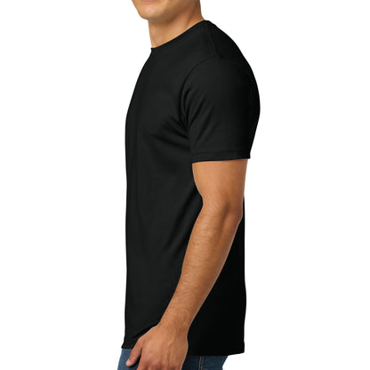Next Level Apparel 3600 custom short sleeve t-shirt in black, left side view