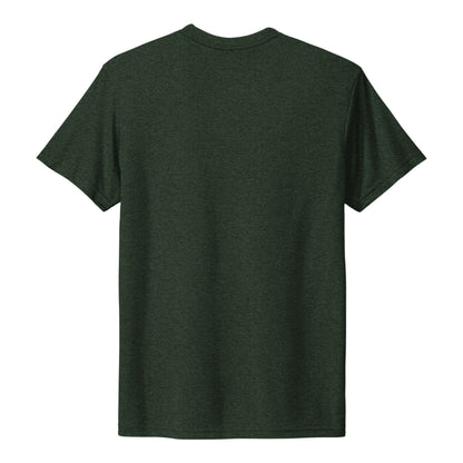 Next Level Apparel 6010 custom short sleeve t-shirt in black forest, back view