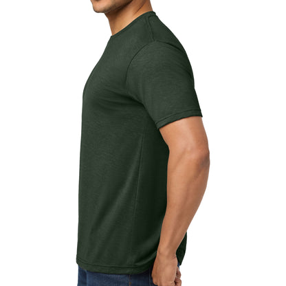 Next Level Apparel 6010 custom short sleeve t-shirt in black forest, left side view